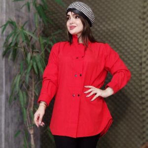 مانتو میکرو دکمه پرسی - مانتو پاتریس رشت