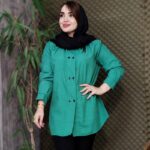 مانتو میکرو دکمه پرسی - مانتو پاتریس رشت