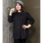 مانتو میکرو دکمه پرسی - مانتو پاتریس رشت