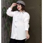 مانتو میکرو دکمه پرسی - مانتو پاتریس رشت