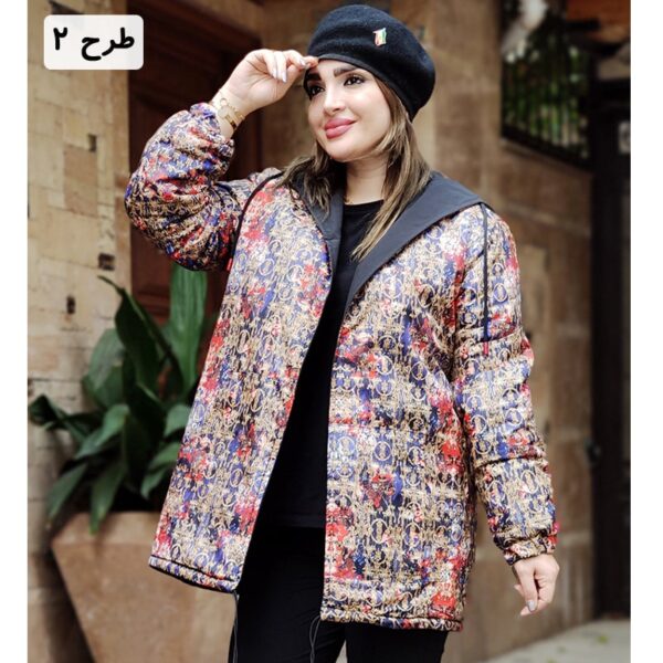 کاپشن 2 رو طرحدار - مانتو پاتریس رشت