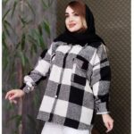 شکت چهارخونه پشمی- مانتو پاتریس رشت