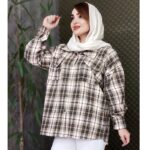 شکت چهارخونه پشمی- مانتو پاتریس رشت