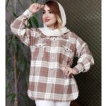 شکت چهارخونه پشمی- مانتو پاتریس رشت