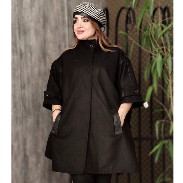 پالتو پانچ پشمی - مانتو پاتریس رشت