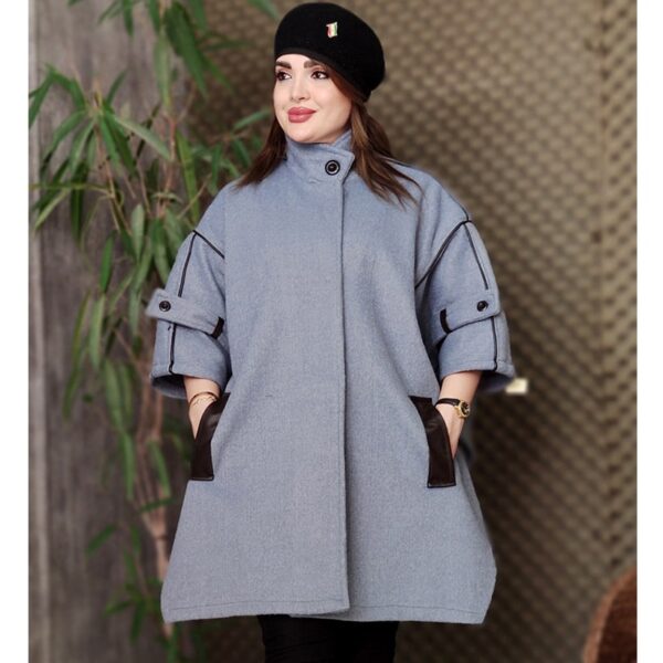 پالتو پانچ پشمی - مانتو پاتریس رشت