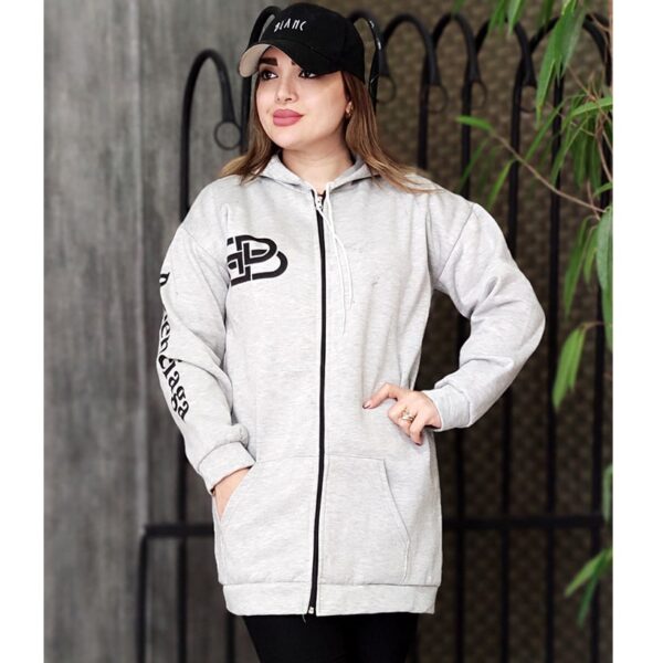 سویشرت بالنسیاگا ملانژ طوسی - مانتو پاتریس رشت