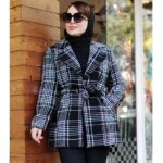 پالتو چهارخونه کوتاه - مانتو پاتریس رشت
