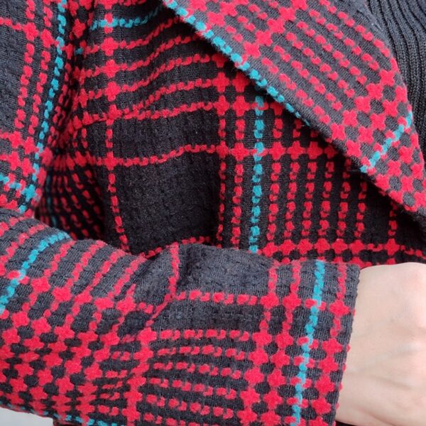 پالتو چهارخونه کوتاه - مانتو پاتریس رشت