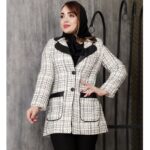 مانتو شانل کتی یقه چرم - مانتو پاتریس رشت