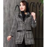 مانتو شانل کتی یقه چرم - مانتو پاتریس رشت