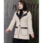 مانتو شانل کتی یقه چرم - مانتو پاتریس رشت