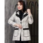 مانتو شانل کتی یقه چرم - مانتو پاتریس رشت