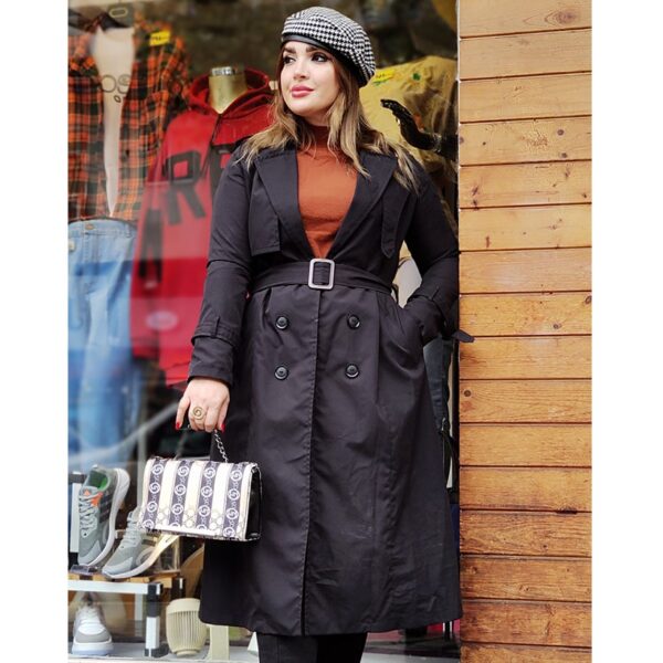 بارانی بلند شنل دار - مانتو پاتریس رشت