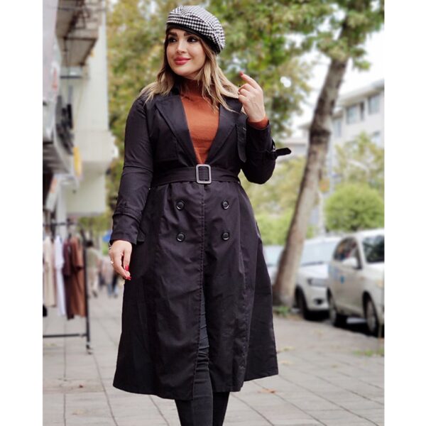 بارانی بلند شنل دار - مانتو پاتریس رشت