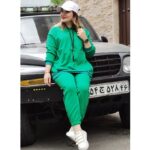 ست هودی شلوار ساده دورس