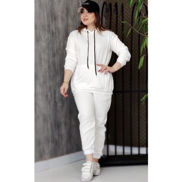 ست هودی شلوار ساده دورس