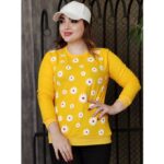 بلوز آستین بلند گلدار - مانتو پاتریس رشت