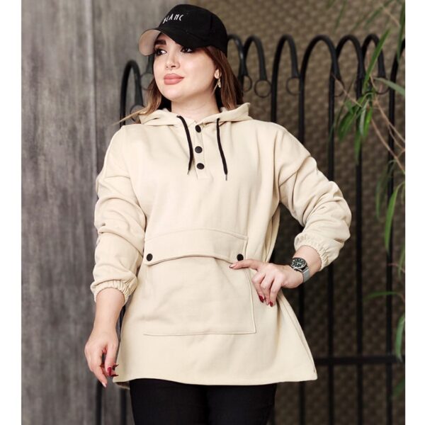 هودی دورس 3 دکمه - مانتو پاتریس رشت