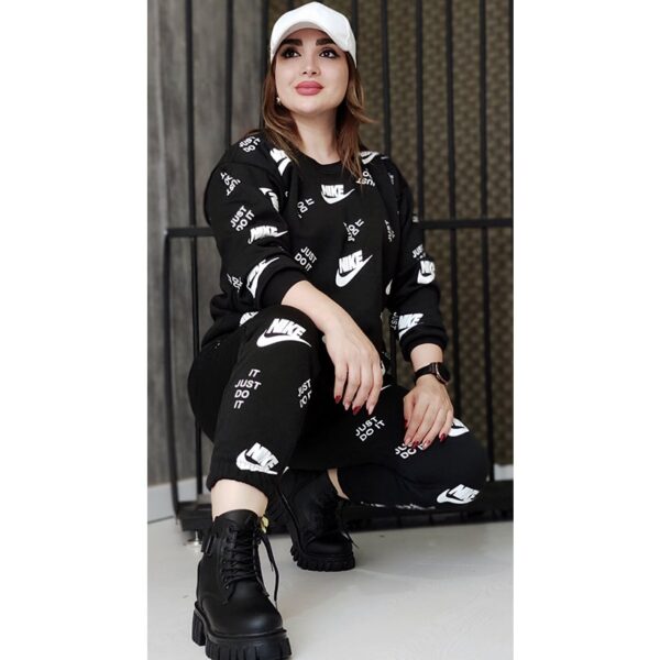 ست بلوز شلوار تمام چاپ نایک - مانتو پاتریس رشت