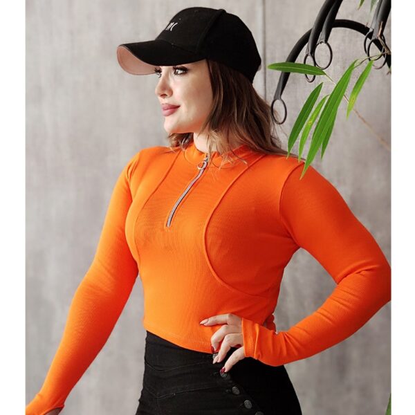 بلوز کراپ فینگردار - مانتو پاتریس رشت