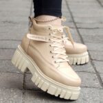 نیم بوت لژ دار بندی - مانتو پاتریس رشت