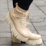 نیم بوت لژ دار بندی - مانتو پاتریس رشت