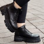 نیم بوت لژ دار بندی - مانتو پاتریس رشت