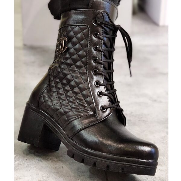 نیم بوت چنل مشکی - مانتو پاتریس رشت