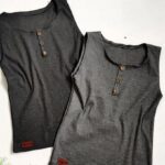 تاپ حلقه ای فانریپ 3 دکمه - مانتو پاتریس رشت