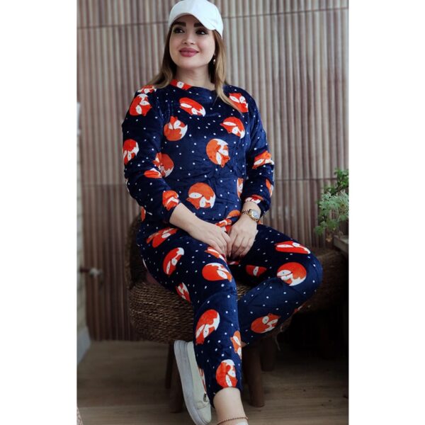 ست بلوز شلوار تدی طرحدار - مانتو پاتریس رشت