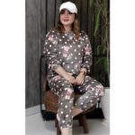 ست بلوز شلوار تدی طرحدار - مانتو پاتریس رشت