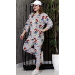 ست بلوز شلوار تدی طرحدار - مانتو پاتریس رشت