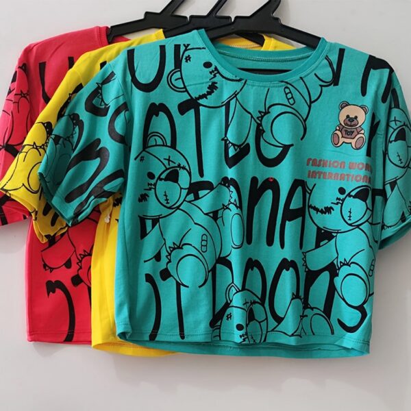 تیشرت کراپ تدی - مانتو پاتریس رشت