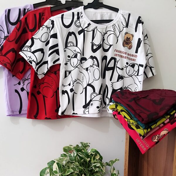 تیشرت کراپ تدی - مانتو پاتریس رشت