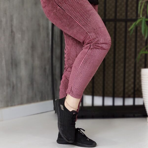 شلوار مخمل راه راه - مانتو پاتریس رشت