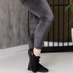 شلوار مخمل راه راه - مانتو پاتریس رشت