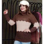 تونیک بافت جناقی یقه شل