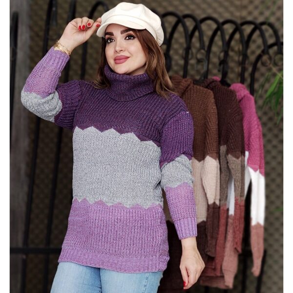 تونیک بافت جناقی یقه شل