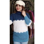 تونیک بافت جناقی یقه شل