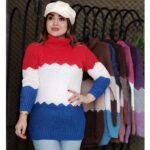 تونیک بافت جناقی یقه شل