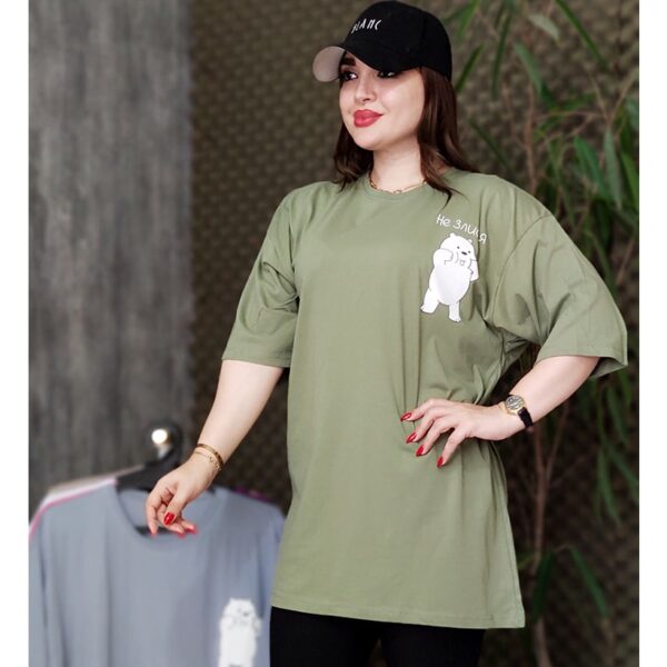 تیشرت لانگ خرس کیوت - مانتو پاتریس رشت