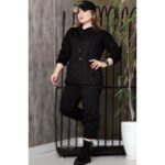 ست هودی شلوار ساده دورس