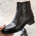 نیم پوست ماری سگک دار - مانتو پاتریس رشت