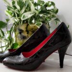 کفش پاشنه بلند ورنی مشکی - مانتو پاتریس رشت