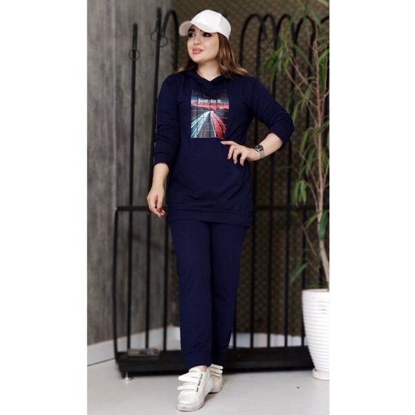 ست هودی شلوار چاپی لاکرا - مانتو پاتریس رشت