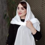 شال بافت ساده رنگی - مانتو پاتریس رشت