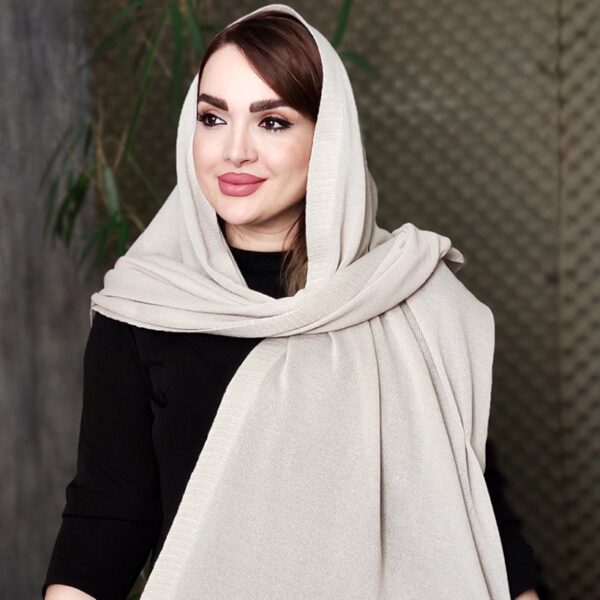 شال بافت ساده رنگی - مانتو پاتریس رشت