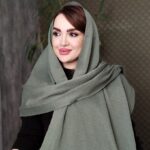 شال بافت ساده رنگی - مانتو پاتریس رشت