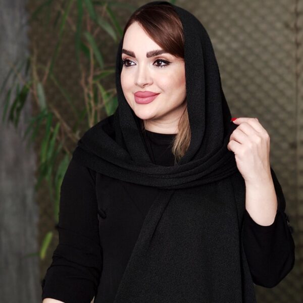 شال بافت ساده رنگی - مانتو پاتریس رشت